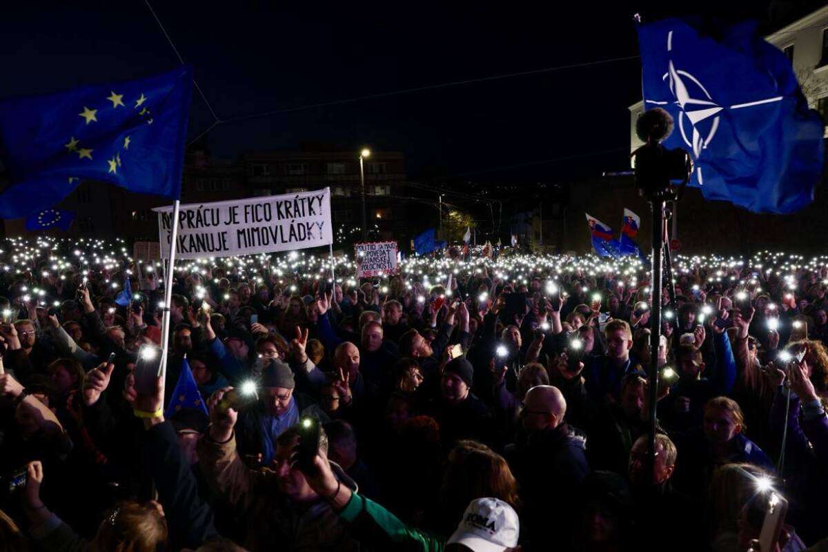 protest pochod bratislava