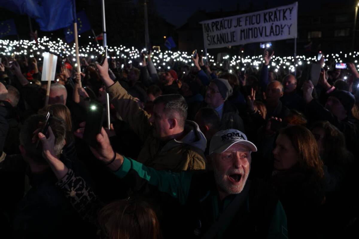 protest pochod bratislava