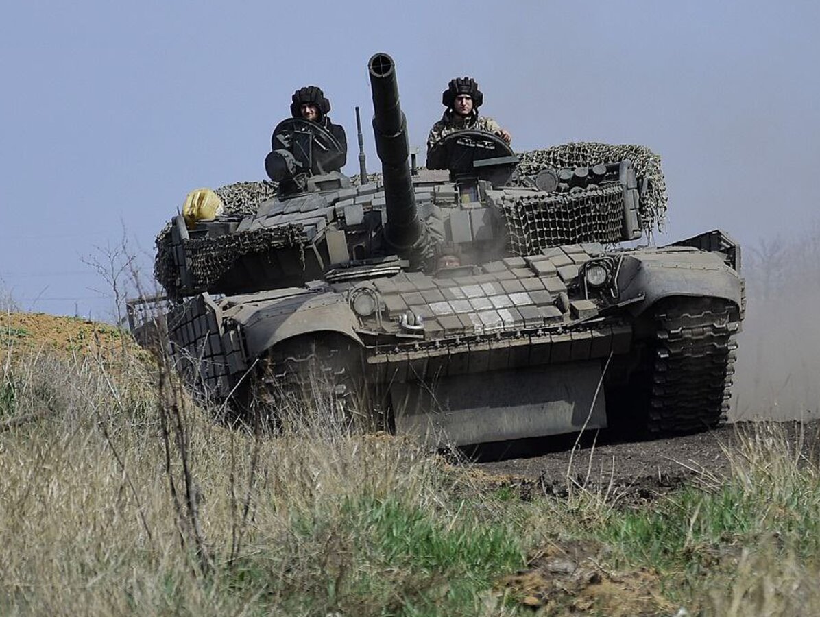 Ukrajinský tank, vojna na Ukrajine, T-72