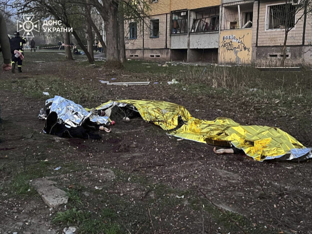 Kryvyj Rih po ruskom útoku 4. apríla 2025