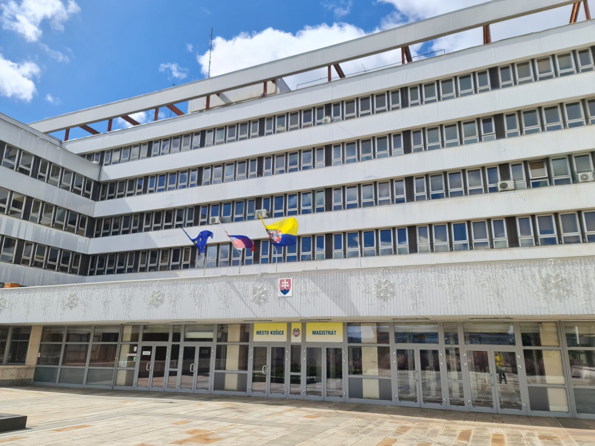 Priečelie Magistrátu mesta Košice