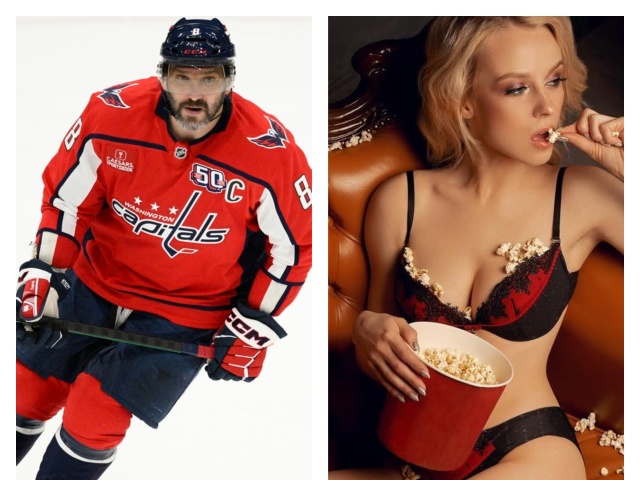 Alex Ovechkin a Uljana Trigubčaková