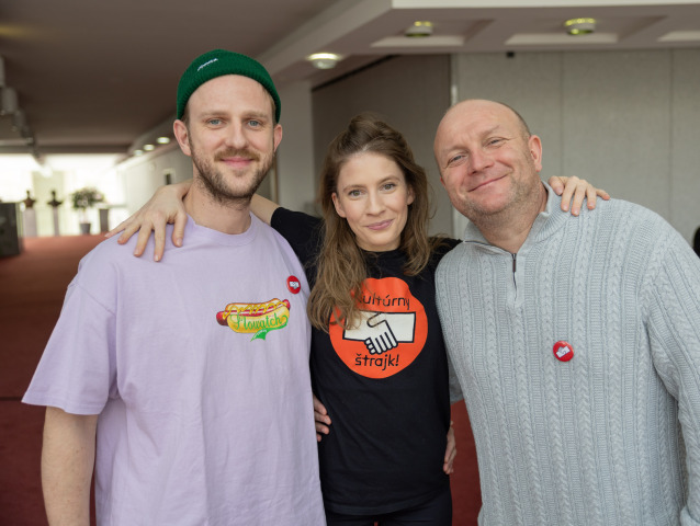 Jana Kovalčiková, Braňo Mosný, Gregor Hološka