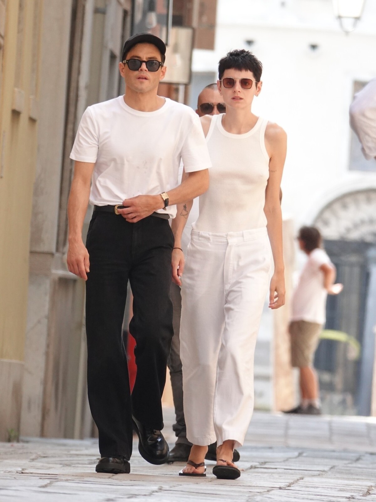 Emma Corrin a jej partner Rami Malek