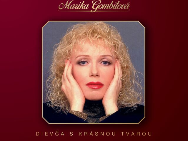 Gombitova  Marika Dievca s krasnou tvarou coverm