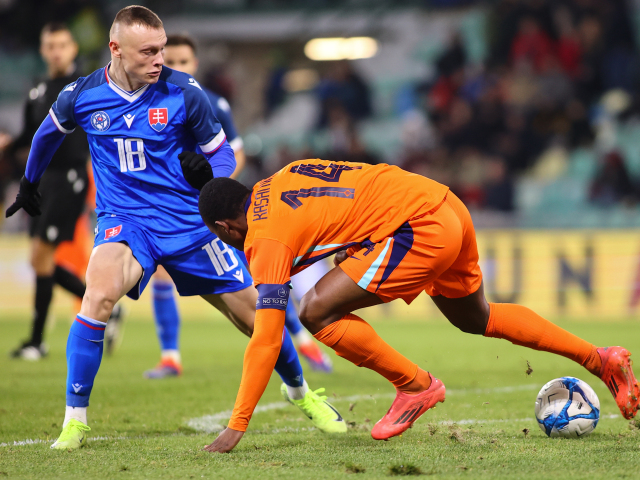 SR futbal Holandsko 21 príprava Marcelli