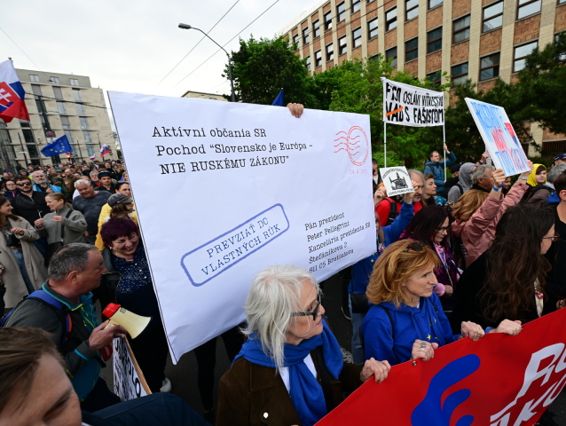 protest  mimovládne organizácie bratislava list