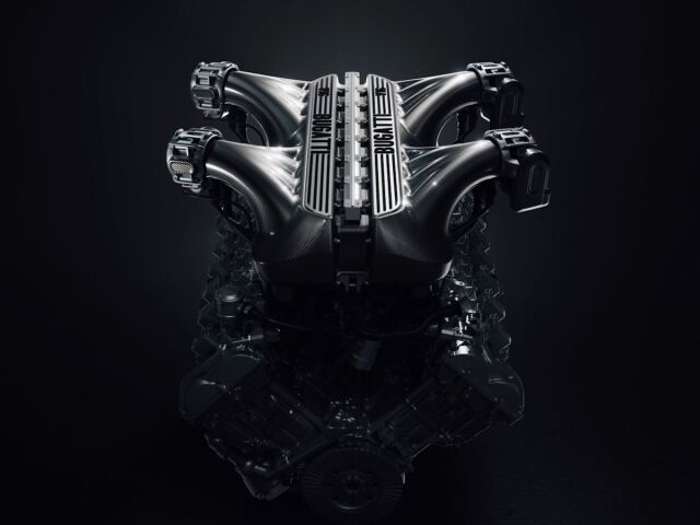 Bugatti Tourbillon - motor V16