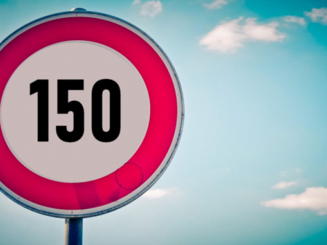 Maximálna rýchlosť 150 km/h