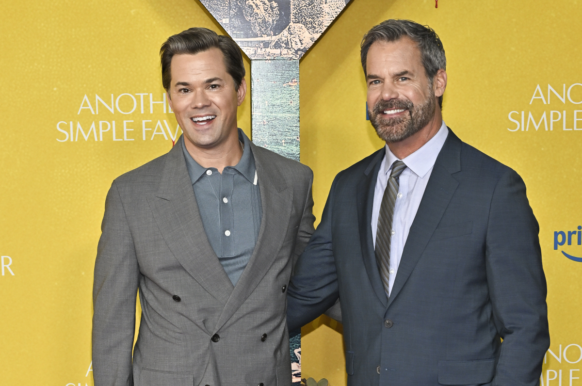 Herec Andrew Rannells a jeho partner Tuc Watkins.