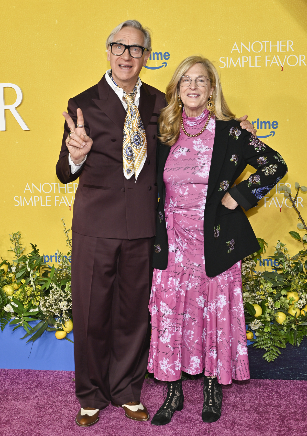 Režisér Paul Feig a jeho manželka Laurie Feig.