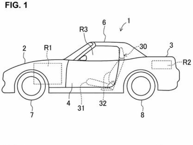 Mazda - patent na nové rozloženie batérií 2025