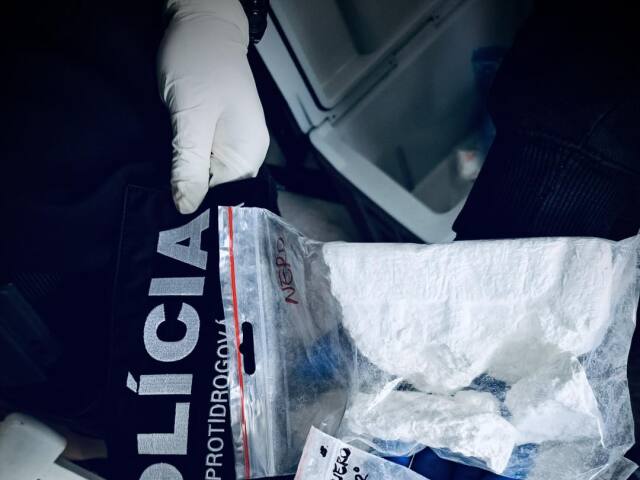 polícia, drogy, kokaín