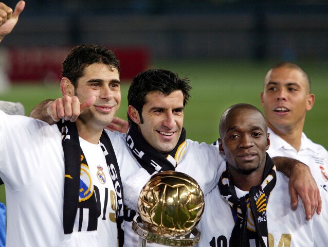 Fernando Hierro, Luis Figo, Claude Makelele