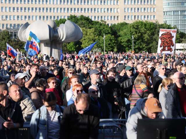 Bratislavský protest 'Slovensko je Európa'