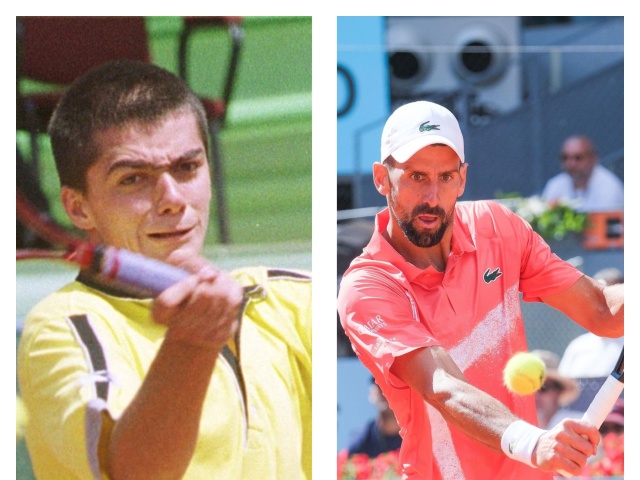 Nikola Gnjatovič a Novak Djokovič
