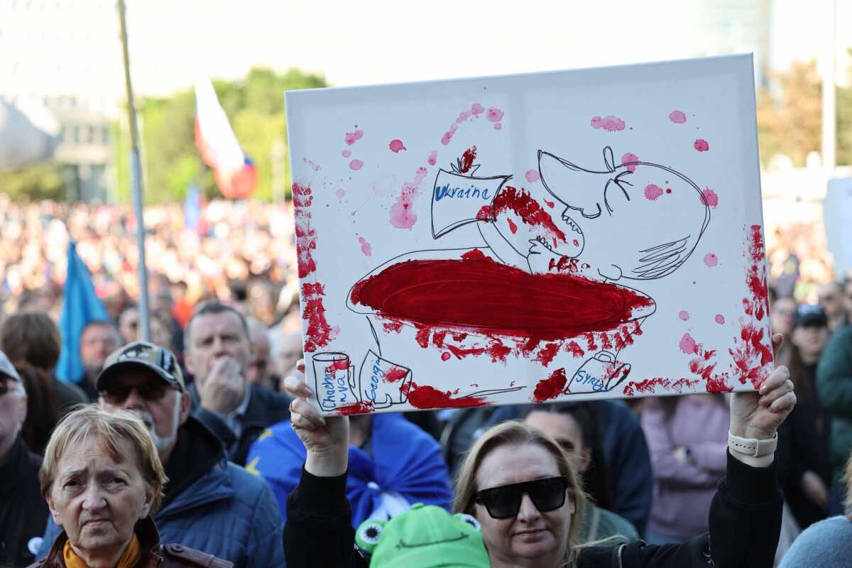Bratislavský protest 'Slovensko je Európa'