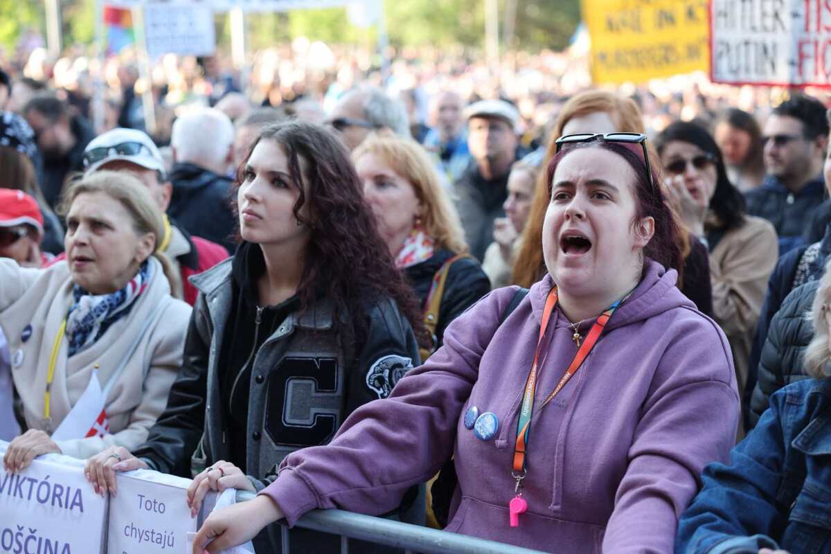 Bratislavský protest 'Slovensko je Európa'