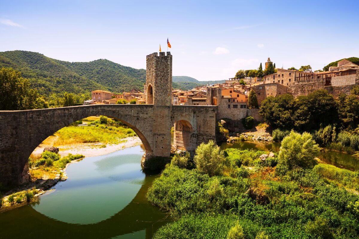 Besalu, Girona, Španielsko, Katalánsko