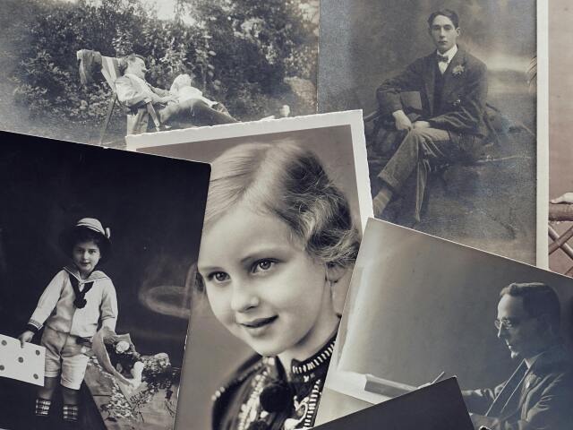 retro, fotky, staré fotografie