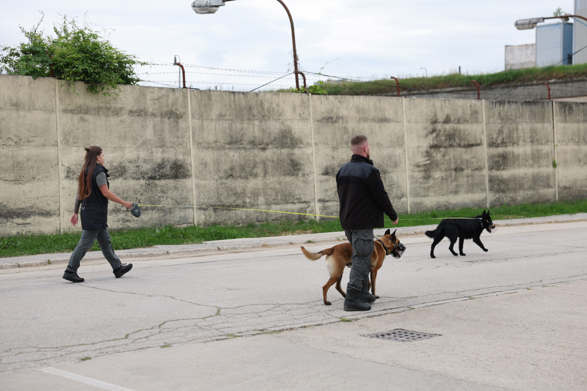 Leopoldov Súd Černák, policajní psovodi, väzenie