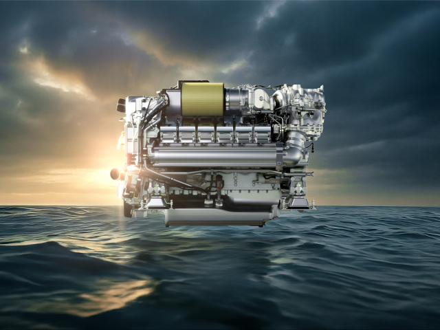 New 2000 mtu engine from Rolls-Royce with more power for fast ships and yachts: Power output increases from 1,472 kW (2,002 hp) to 1,634 kW (2,222 hp). This takes power density to a new level, with