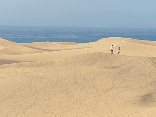 Dunas de Maspalomas, Gran Canaria, piesok, duny, púšť,