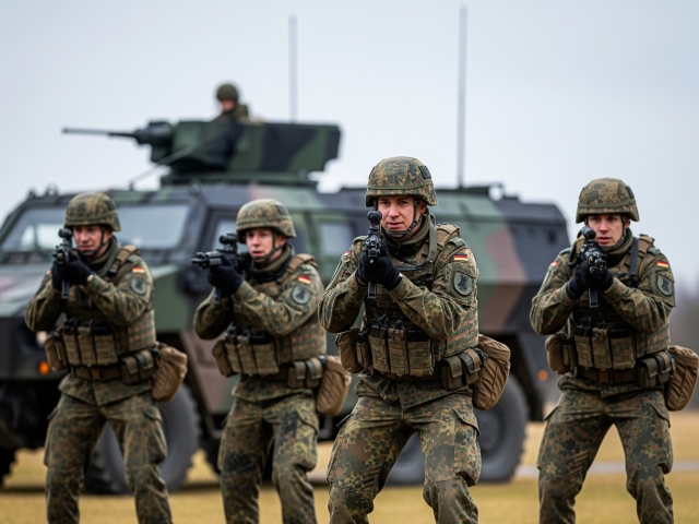 Vojaci Bundeswehru - obrázok vytvorený umelou inteligenciou