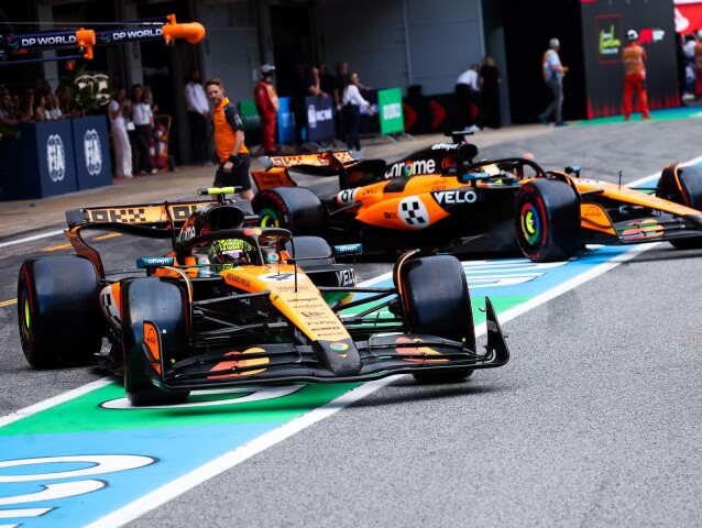 Oscar Piastri a Lando Norris