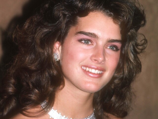 Herečka Brooke Shields na zábere z roku 1983.