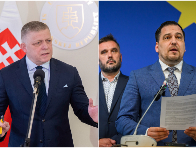 Premiér Robert Fico, český europoslanec Tomáš Zdechovský