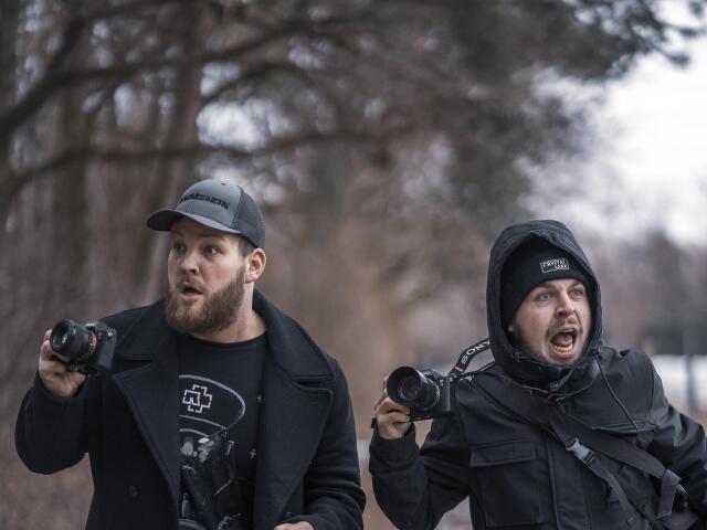 útek, únik, panika, beh, les, nebezpečenstvo, fotoaparát, fotograf