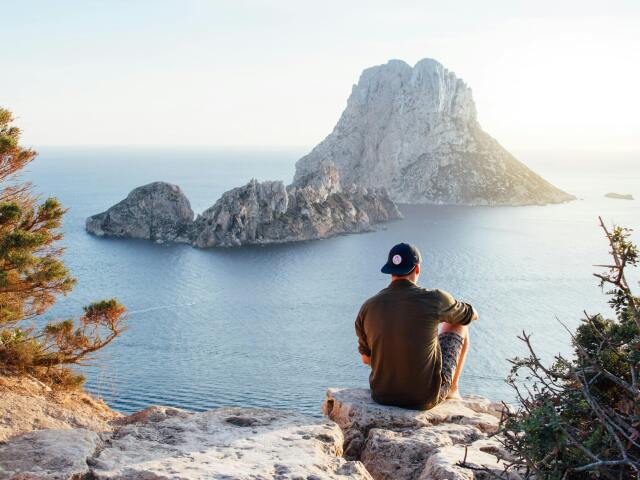 Ibiza, ostrov, more, dovolenka, cestovanie, výhľad, Španielsko