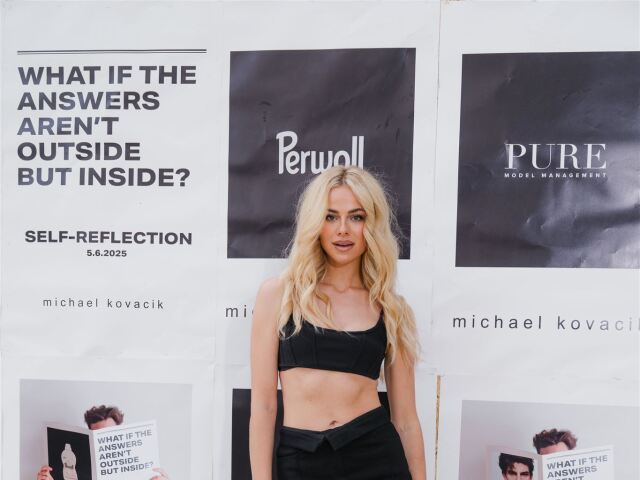 Modelka a miss Katarína Očovanová. 