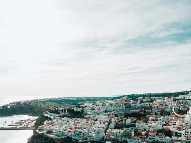 Albufeira, Portugalsko, more, dovolenka, cestovanie