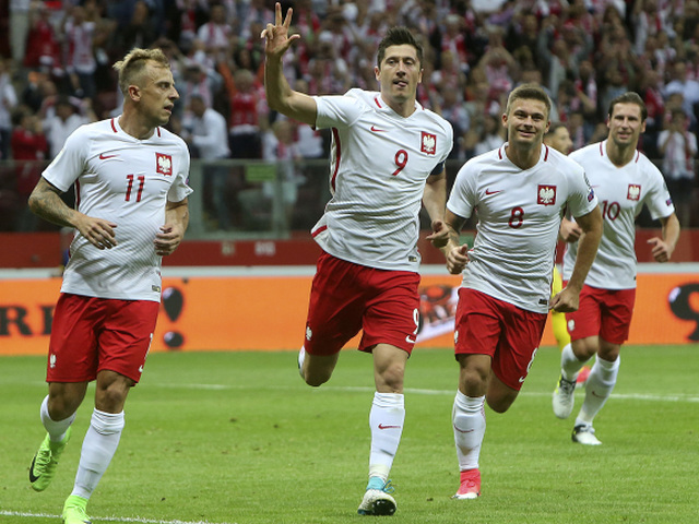 Poľsko Futbal Lewandowski