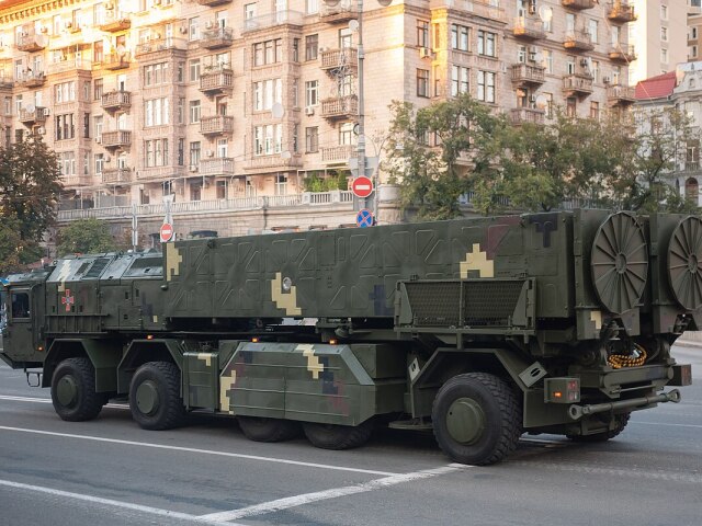 Ukrajinský raketový systém Hrim-2 