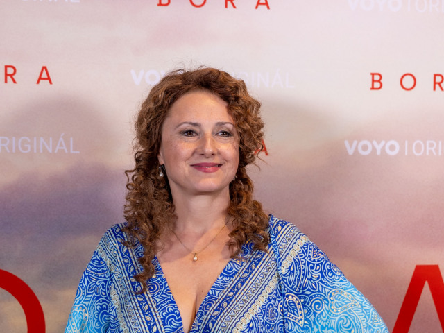 Herečka Zuzana Mauréry na premiére minisérie Bora. 