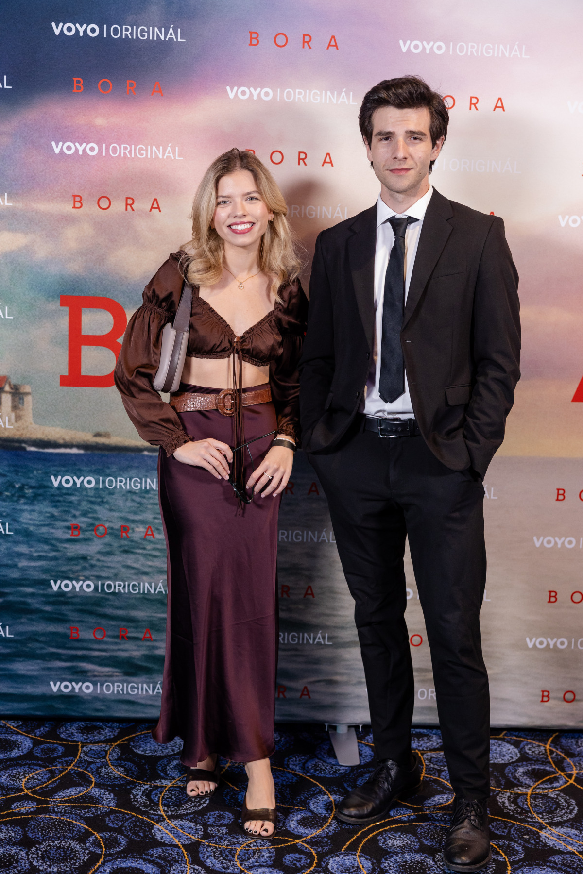 Herečka Kristína Sisková a herec Kristián Baran. 