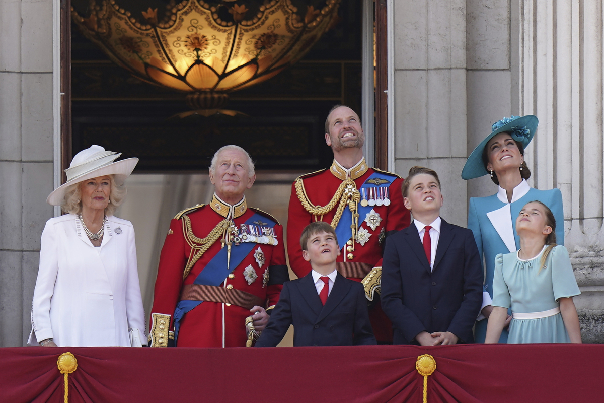 APTOPIX Britain Royals Trooping the Colour