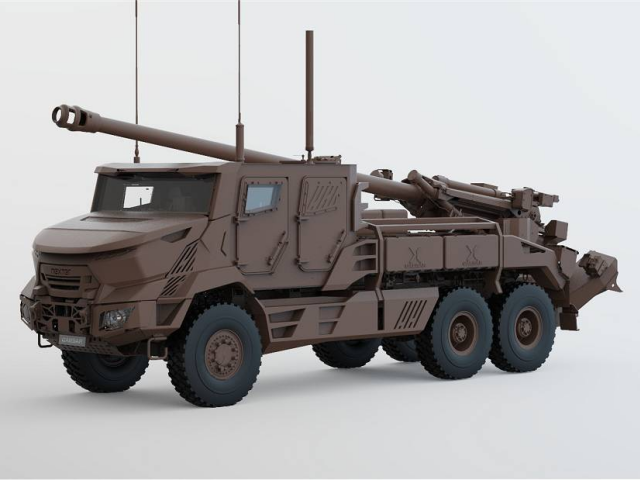 Samohybná húfnica CAESAR NG  Mk. II  New Generation 155mm 6x6