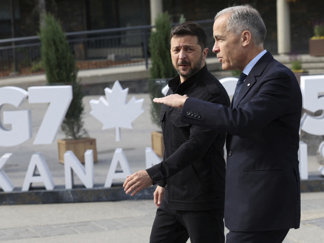 Kanada, summit G7,  Mark Carney,  Volodymyr Zelenskyj