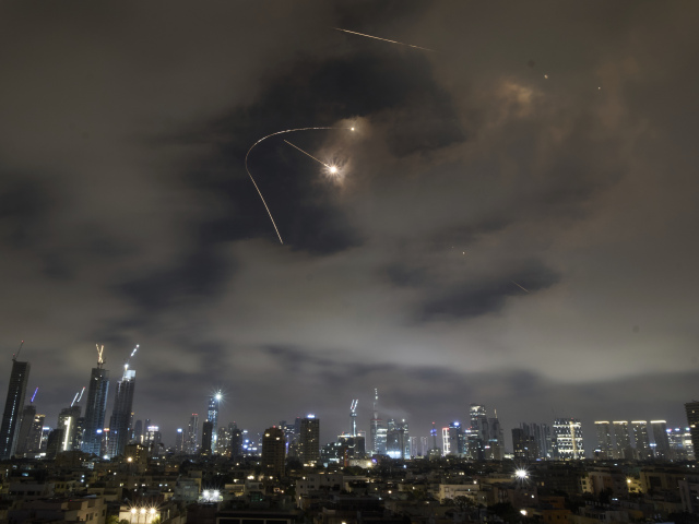 Tel Aviv - činnosť izraelskej protivzdušnej obrany