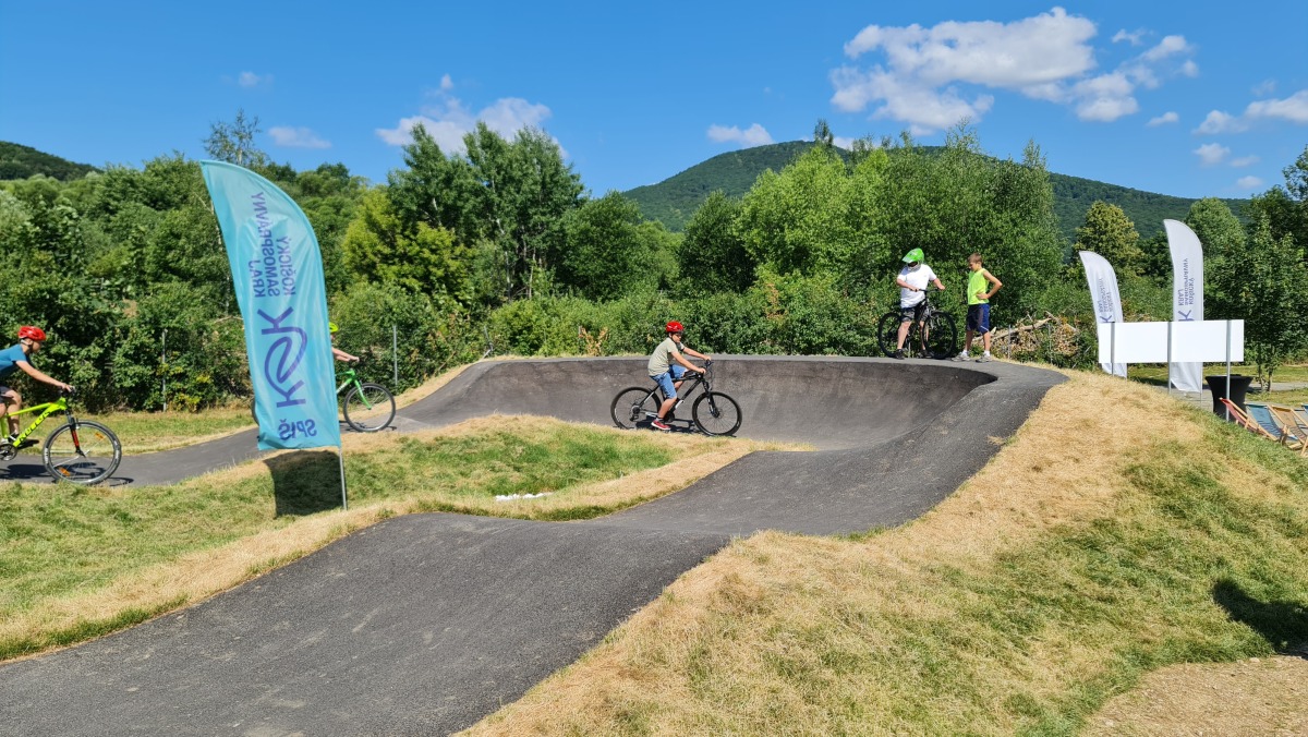 Pumptrackova trat v Roznave