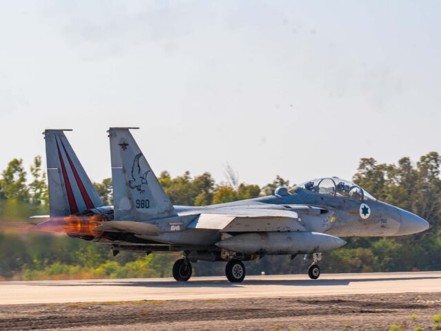 Izraelská stíhačka F-15 Eagle
