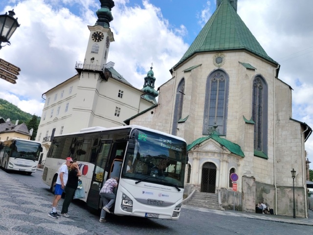 autobusy, Banská Štiavnica