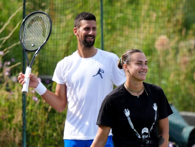 Novak Djokovič, Arina Sobolenková