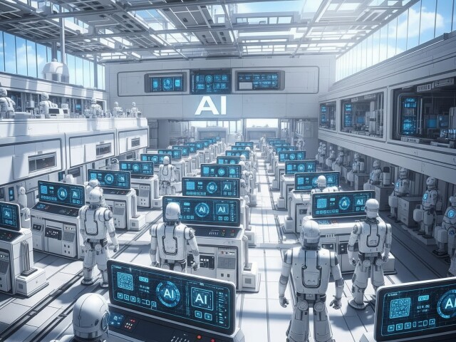 AI Factory - obrázok vytvorený umelou inteligenciou