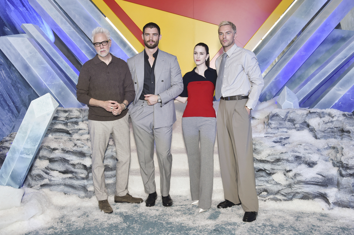 James Gunn a herci David Corenswet, Rachel Brosnahan a Nicholas Hoult