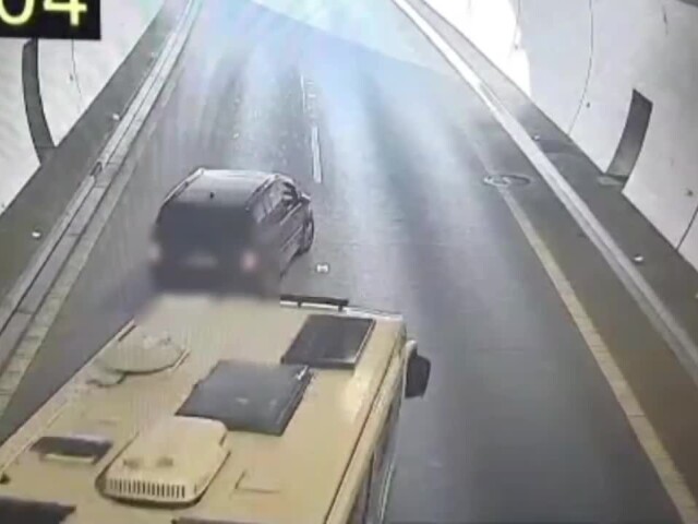 vybrzďovanie v tuneli v Česku